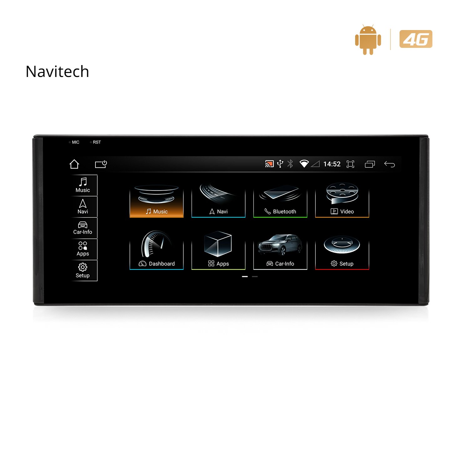 Android Car DVD Player Stereo Auto Radio Carplay Screen 2018 4G WIFI 11 10.25 Inch 8 Core for Audi A3 8P 8v 2013 - Mekede Dsp