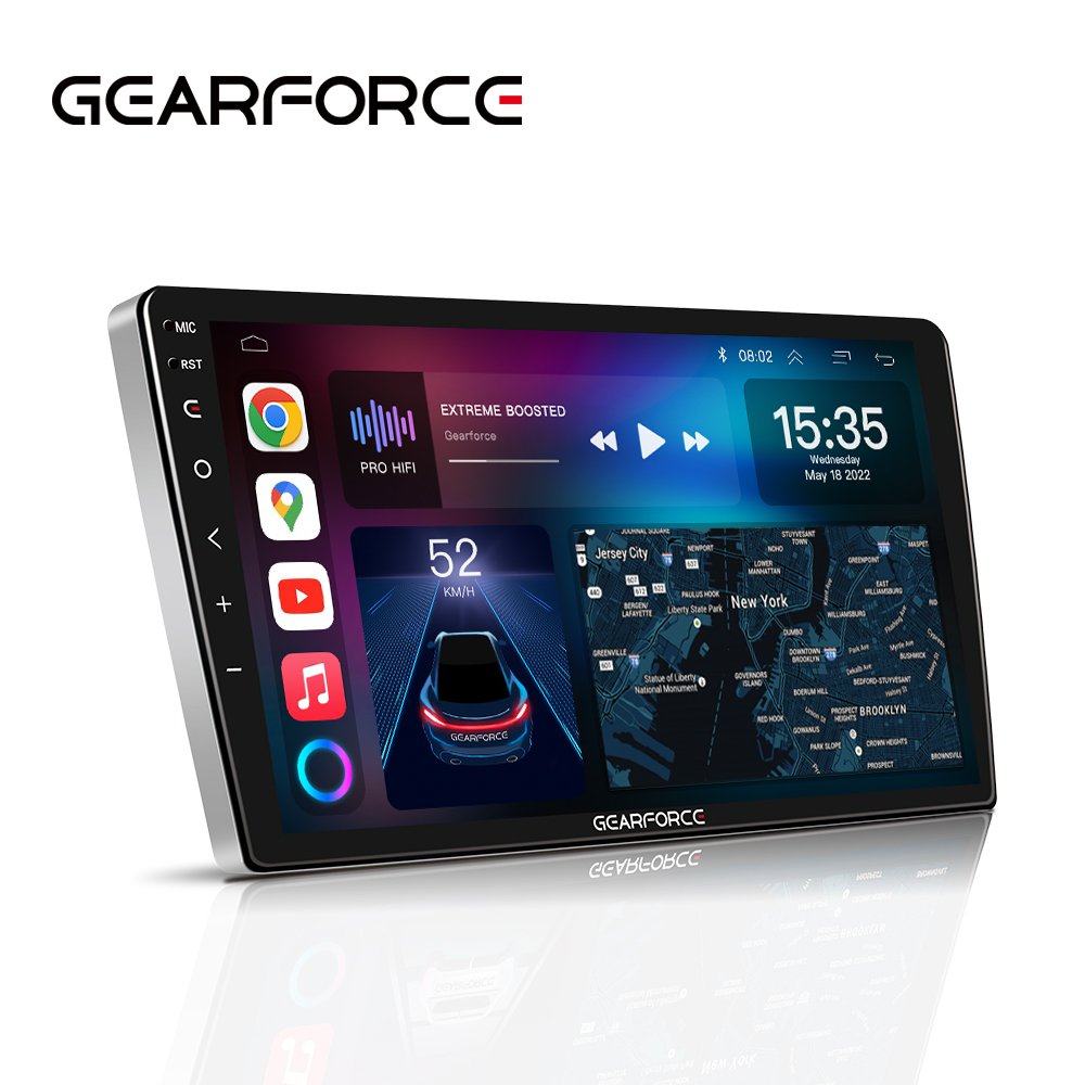 Touch Screen Universal Multimedia 2 Din 10 Inch Audio Stereo Android 12 Car Radio