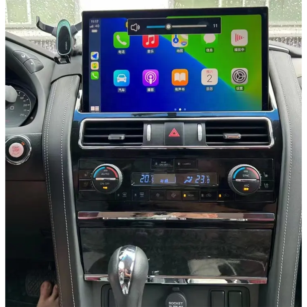 12.3'' Android 12 Car Radio Player Stereo Gps Navigation for Patrol Y62 2013-2023 Wireless Charging Carplay 4G 360
