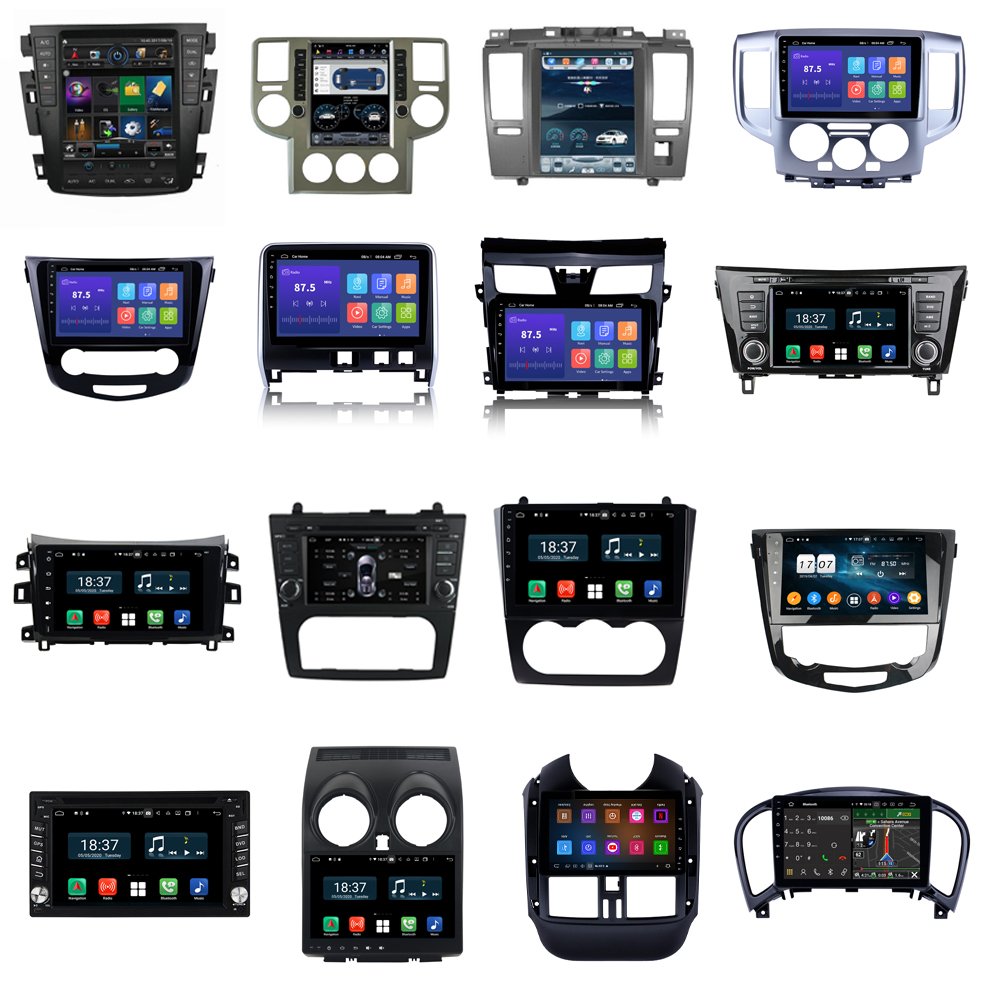 used car radios android for Nissan 9inch With CarPlay WIFI car touch screen stereo car dvd player android auto stereo