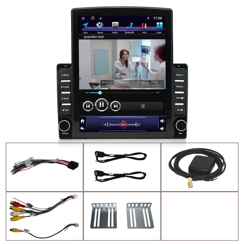 9.7" Vertical touch Screen Android 10.0 Car Radio GPS Navigation multimedia player for Tesla style