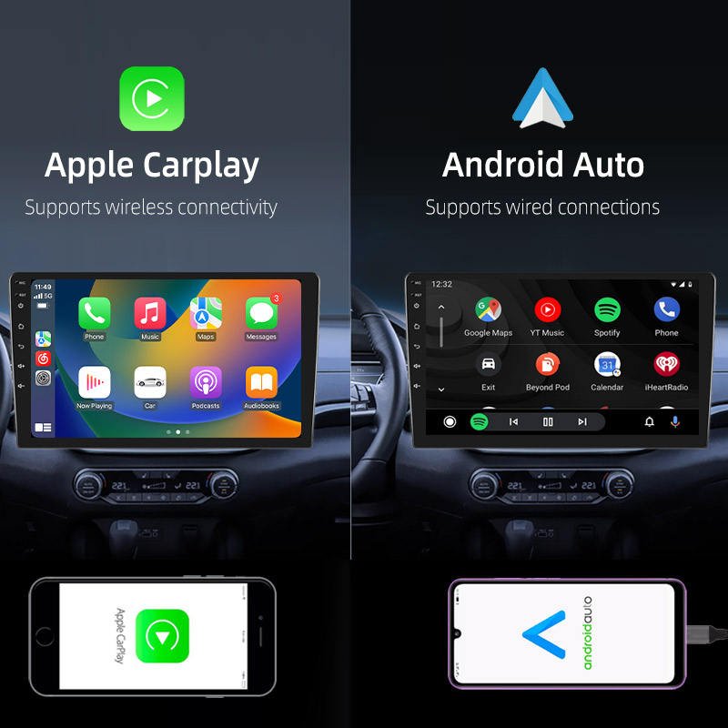 Rejuvauto Android Auto Car Radio Dvd Player Carplay Nissan X-Trail Qashqai J1T32 Qashqai J10 J11 2013 2014 2015 2016 2017 GPS