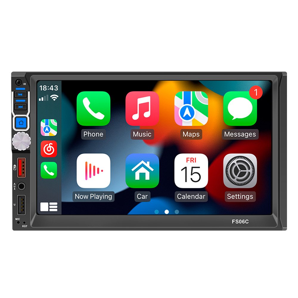 7-Inch Wireless CarPlay AUTO Car MP5P4 Player Dashboard Dashboard Card Insertion Machine Mobile Phone Interconnection
