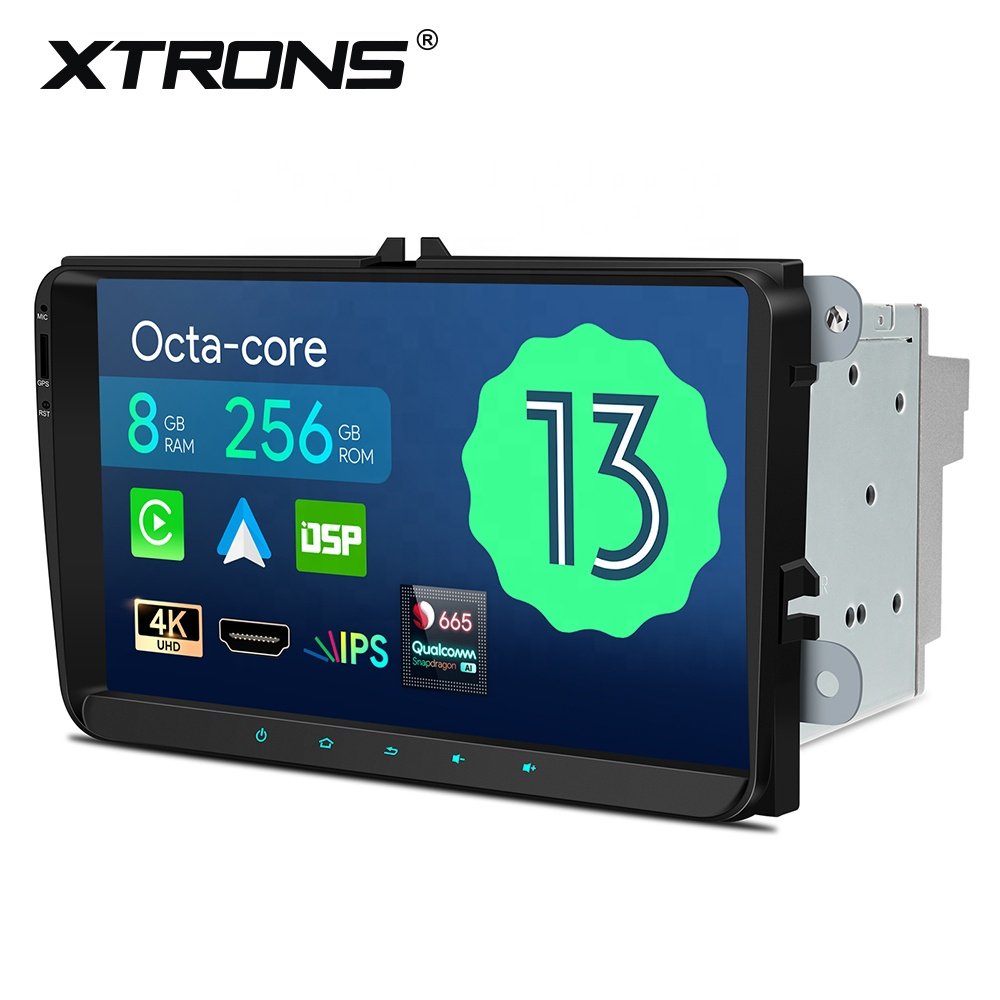 XTRONS 9 Inch Navigation GPS For VW Golf MK5 Passat Skoda Octavia Seat Leon Android 13 256g Car Stereo 4G LTE Android Auto Radio