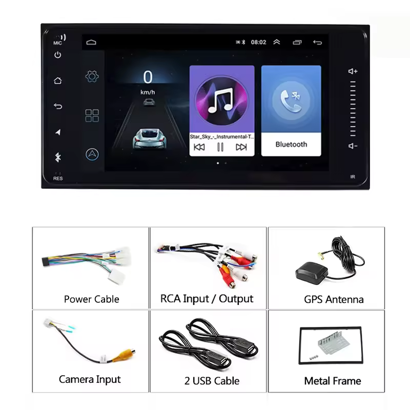 1+16G 2+16G 2+32G Universal Android Car Dvd Player Gps Radio Stereo Wireless MP5 Carplay For Toyota Corolla