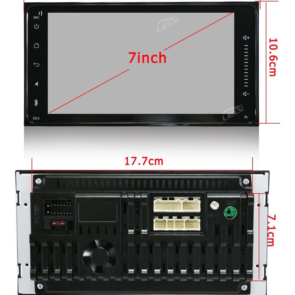 1+16G 2+16G 2+32G Universal Android Car Dvd Player Gps Radio Stereo Wireless MP5 Carplay For Toyota Corolla