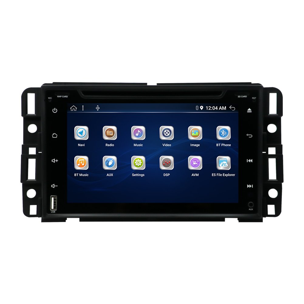 Factory supply Vehicle navigation built in 360 panoramic image car autopaly Android10 BT5.0 6+128G WIFI 7"Car DVD Player FOR GMC
