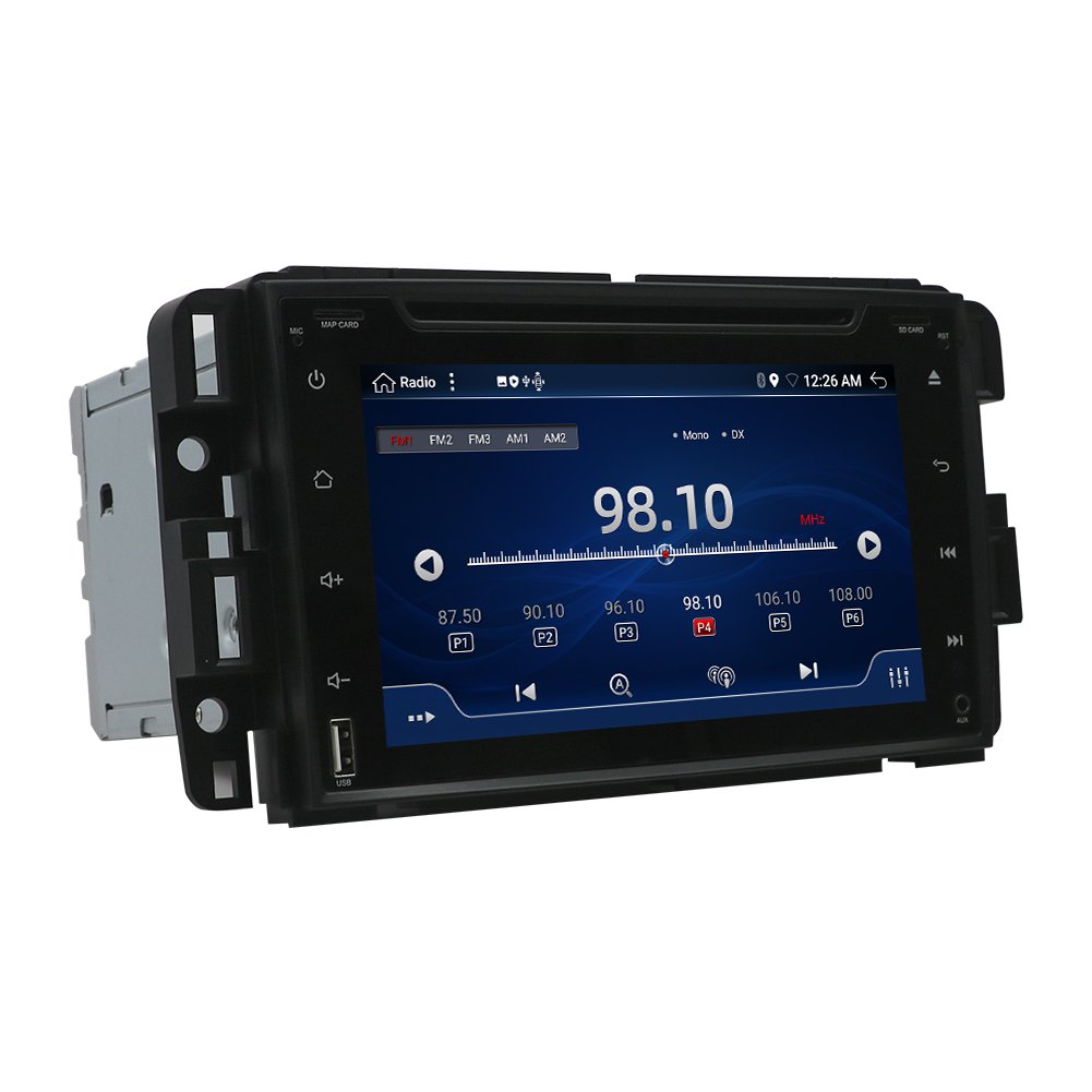 Factory supply Vehicle navigation built in 360 panoramic image car autopaly Android10 BT5.0 6+128G WIFI 7"Car DVD Player FOR GMC