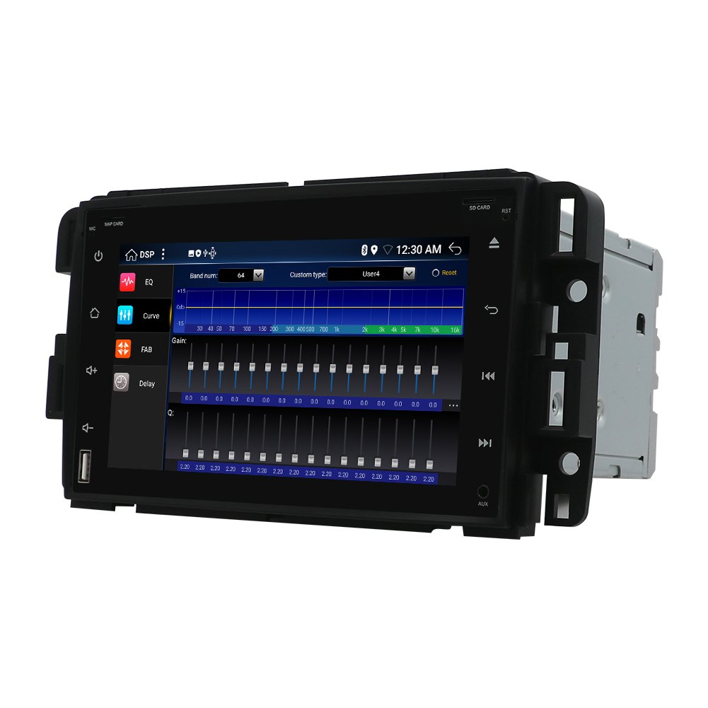 Factory supply Vehicle navigation built in 360 panoramic image car autopaly Android10 BT5.0 6+128G WIFI 7"Car DVD Player FOR GMC
