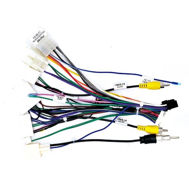 Meihua Car Video Radio Frame for Toyota IZOA CHR 2016-2020 RHD with RCA Cable Wiring Harness Accessories Parts