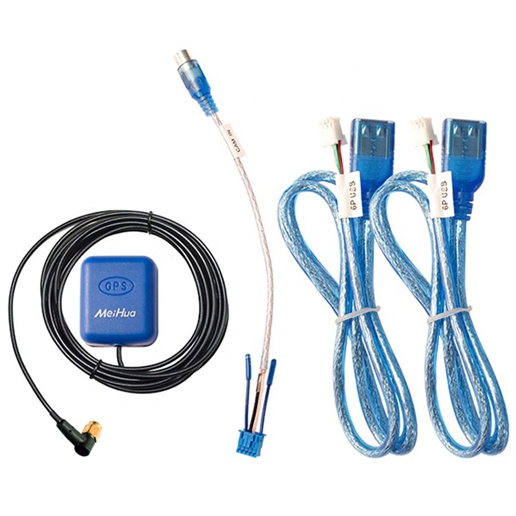 Meihua Car Video Radio Frame for Toyota IZOA CHR 2016-2020 RHD with RCA Cable Wiring Harness Accessories Parts