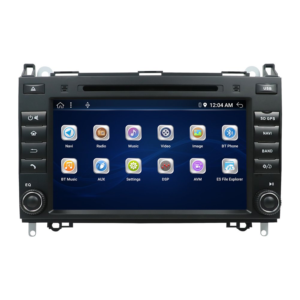 Factory direct sale car multimedia player built in 8"reversing image car autopaly Android12 6+128G Car DVD Player FOR Benz B200