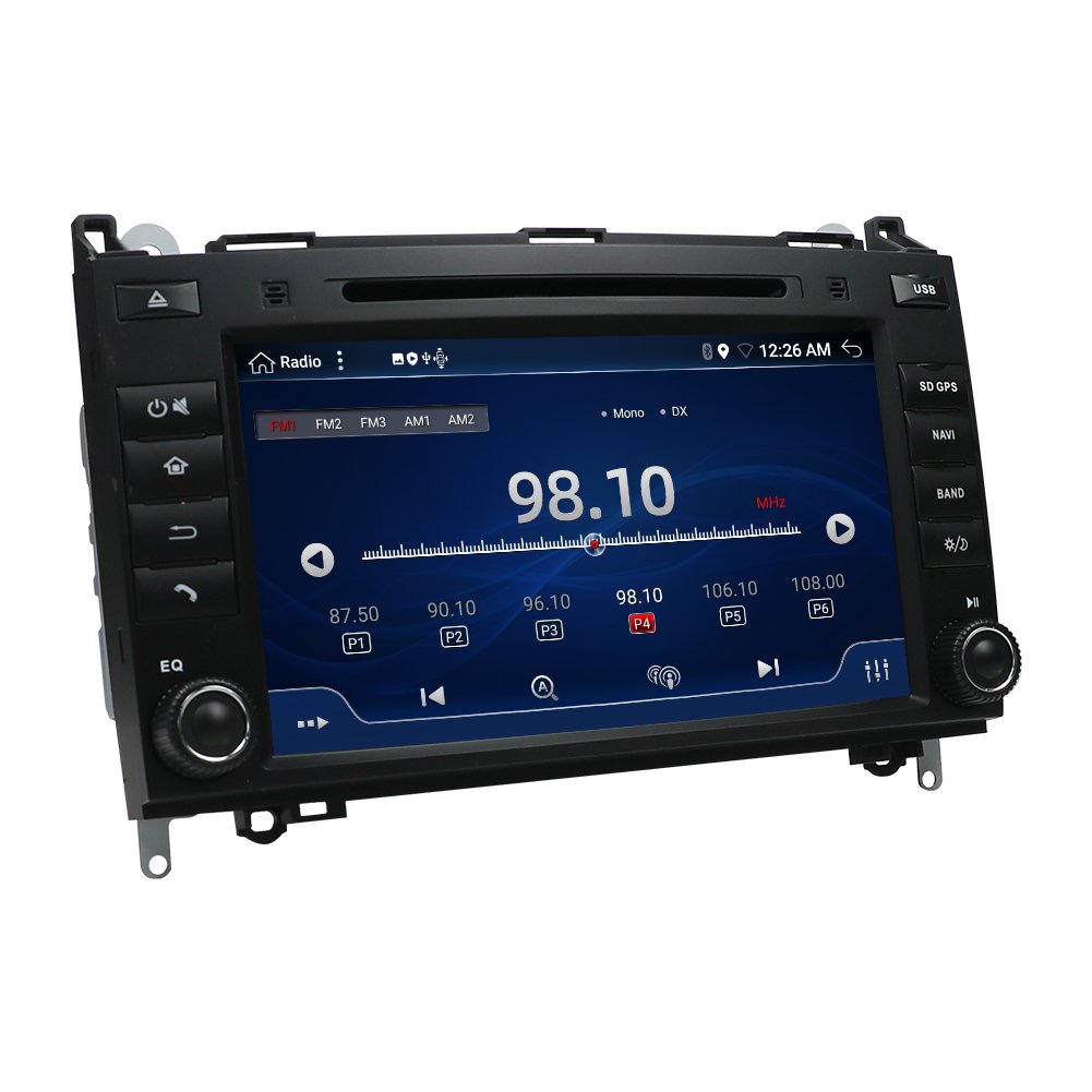 Factory direct sale car multimedia player built in 8"reversing image car autopaly Android12 6+128G Car DVD Player FOR Benz B200