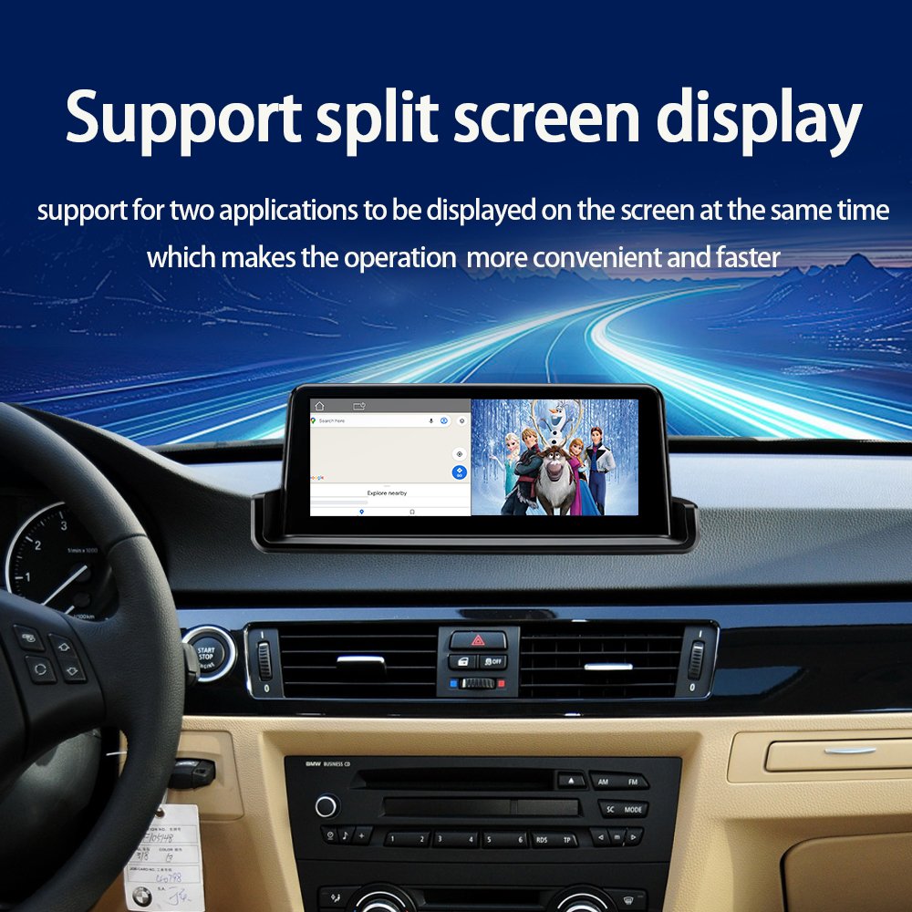 LELV Id8 10.25 Inch Carplay 4g Android 14 Car Gps Stereo Multimedia For Bmw 3series E90 E91 E92 Head Unit Radio Auto Bluetooth