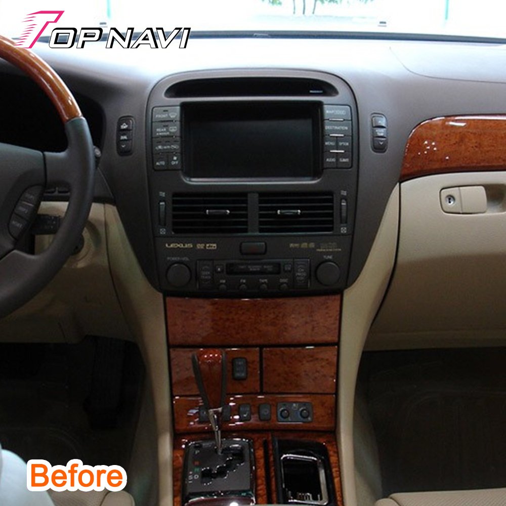 Tesla Screen Android 12 Car Video Player Radio For LEXUS LS430 1999 - 2006 Stereo GPS Multimedia Head Unit