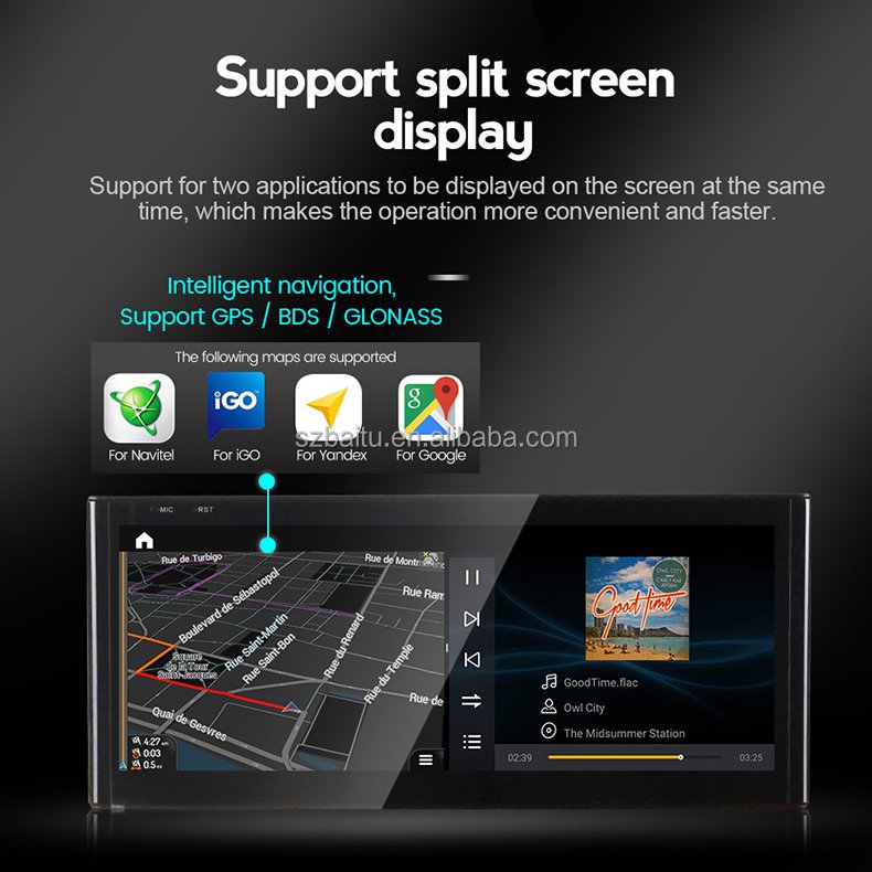 for Audi A6 2006-2015 GPS Navi Multimedia Player Android 10.25 inch Screen auto Navigation carplay car GPS video DVD player