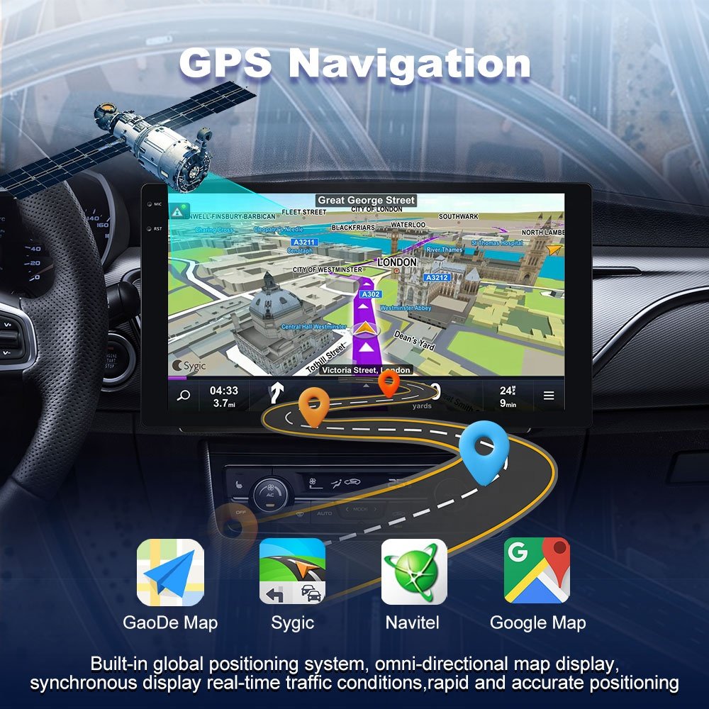 Jmance 9 inch Touch Screen BT5.4 Android Auto Carplay Navigation Wifi DSP Autoradio 1 Din Car DVD Player For Toyota Universal