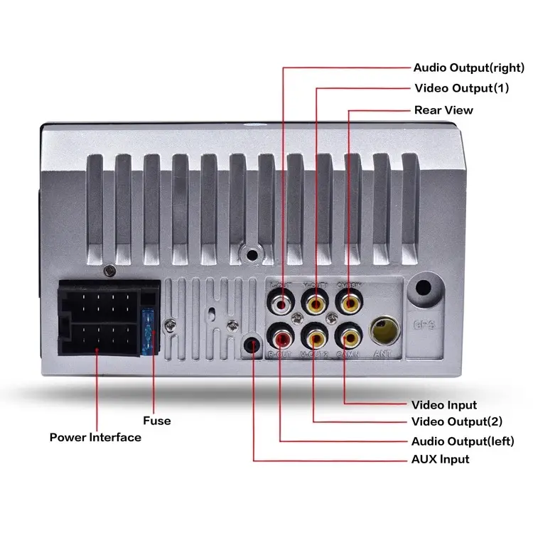 7018b car radio monitor mp5 stereo video player car dvd radio 7 inch car radio fm BT audio mp5 player