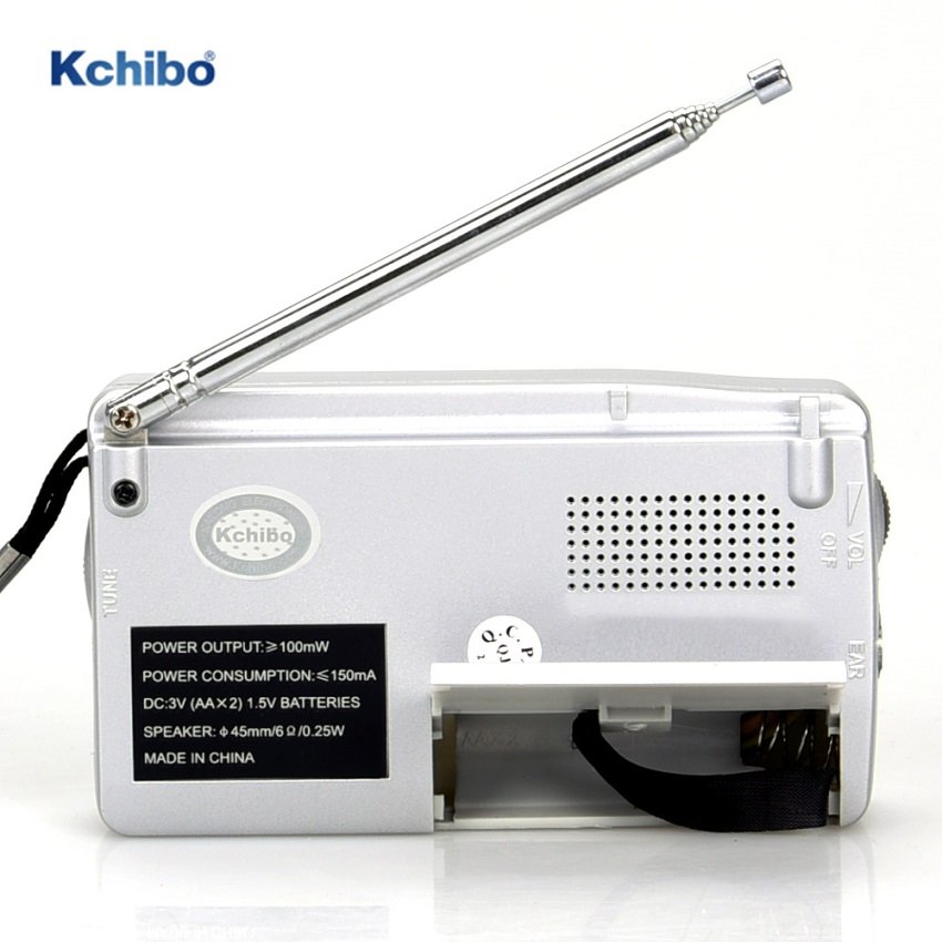 2019 New arrivals no screen portable style FM AM 2 band radio