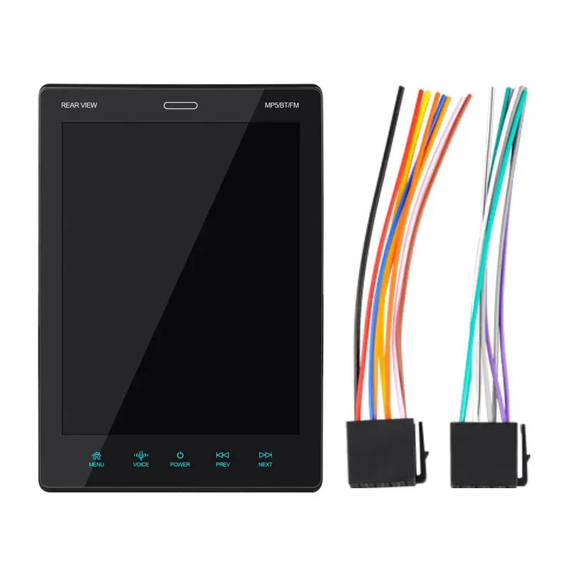 9.5 inch 1Din HD Full Touch Screen In Dash car mp5 USB AUX TF FM Radio Vertical screen car DVD Player Android