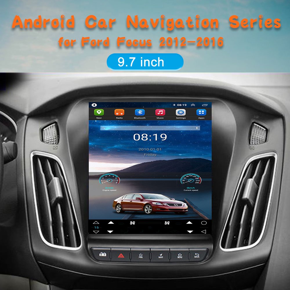 Android 13 Car Audio Player For Ford Focus 2012 - 2016 With GPS Navigation BT Carplay Android Auto WIFI
