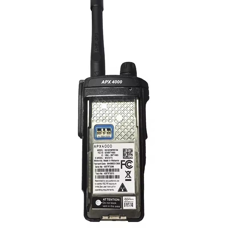 APX4000 P25 Portable Two-Way Radio Compact Powerful Public Safety Walkie Talkie Similar to Ham Radio Transceiver with 25km Ran