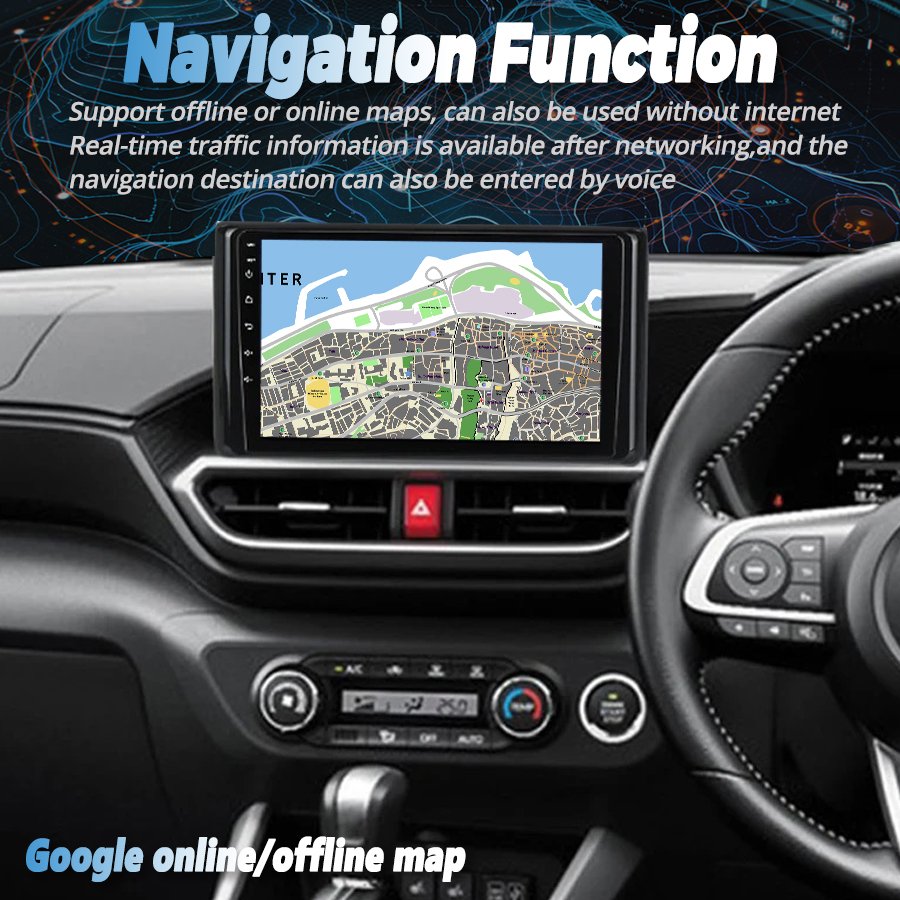 Android 14 Carplay Auto For Toyota Raize 1 2019 - 2023 For Daihatsu Rocky 2019 - 2021 RHD Car Radio 2Din Player GPS Video Stereo
