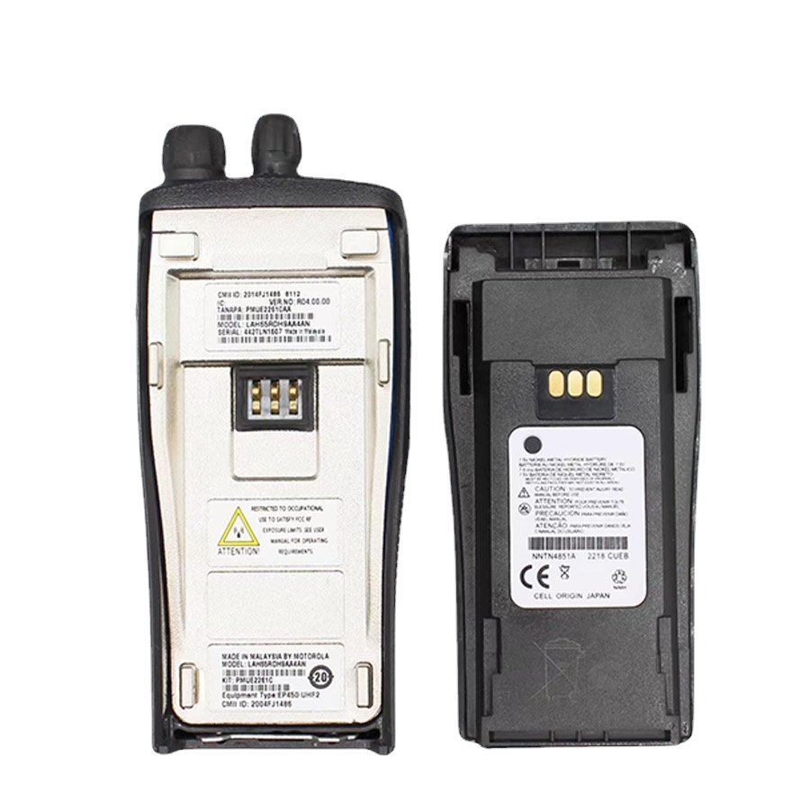 CP140 EP450 VHF UHF Radio 146-174MHz 438-470MHz Portable Handheld Amateur 16 Channels Dual Band Dustproof Analog Walkie Talkie