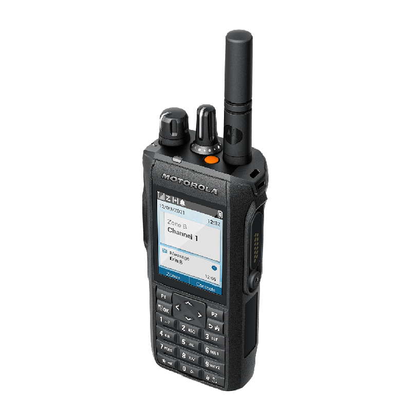 Motorola R7 Dmr Digital Handheld Portable Walkie-talkie Gps Gsm Two-way Radio Full Keyboard Vhf Uhf Walkie Talkie Long Range
