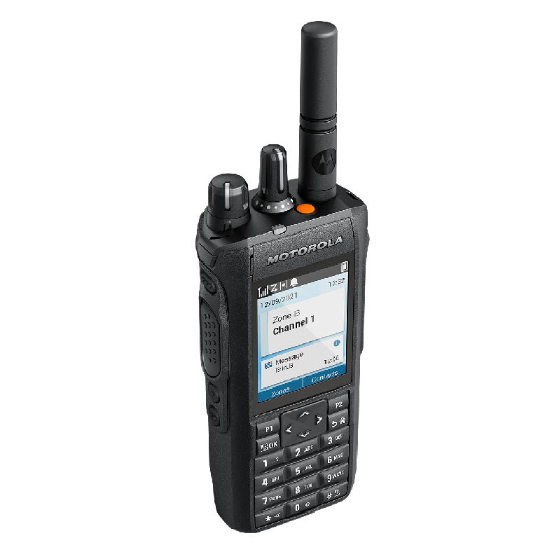 Motorola R7 Dmr Digital Handheld Portable Walkie-talkie Gps Gsm Two-way Radio Full Keyboard Vhf Uhf Walkie Talkie Long Range