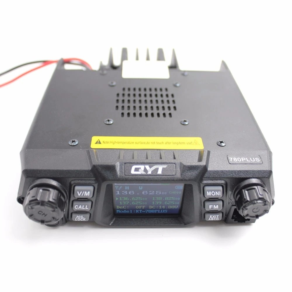 QYT Mobile Radio KT-780PLUS VHF 136-174MHz KT780+ High Power 100W Car Radio Walkie Talkie KT780PLUS Vehicle Transceiver