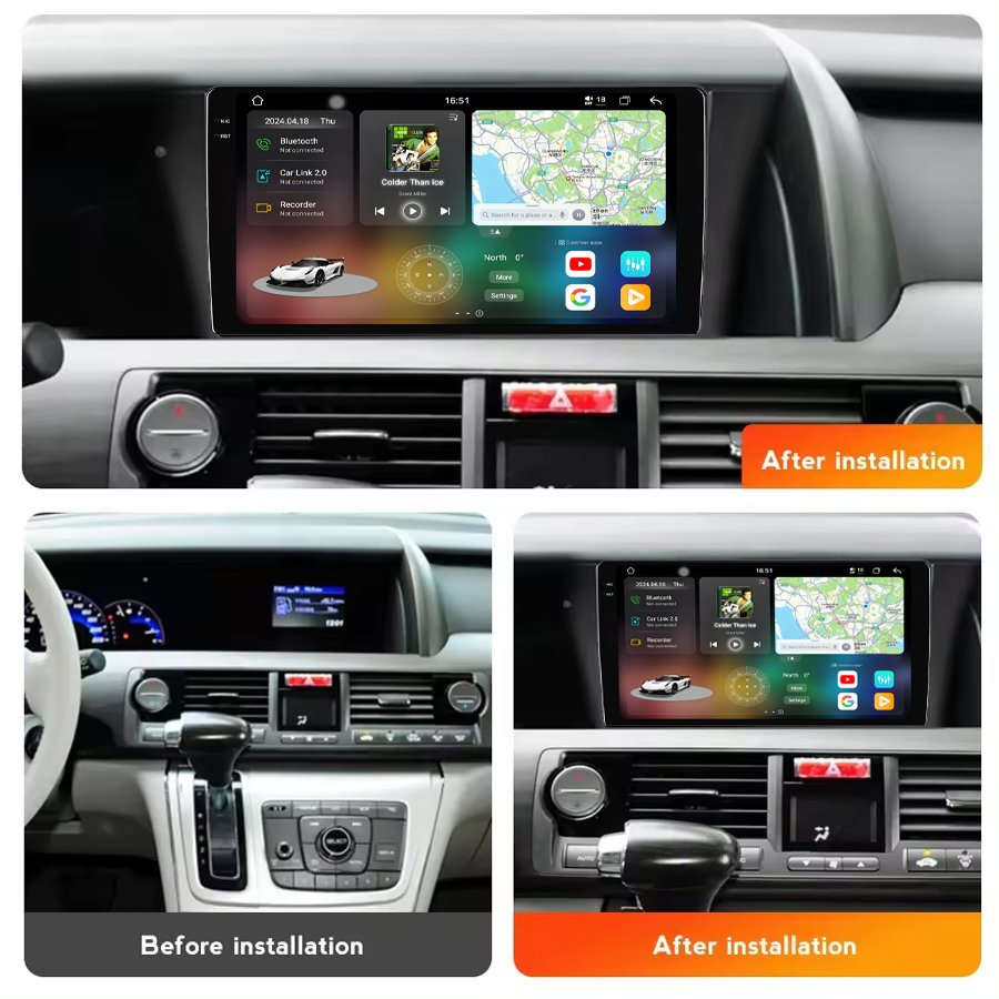 QLED 2K 2000*1000 Touch Screen Android 13 Car Radio For Honda Elysion 2012-2015 Carplay Auto Stereo Gps Navigation