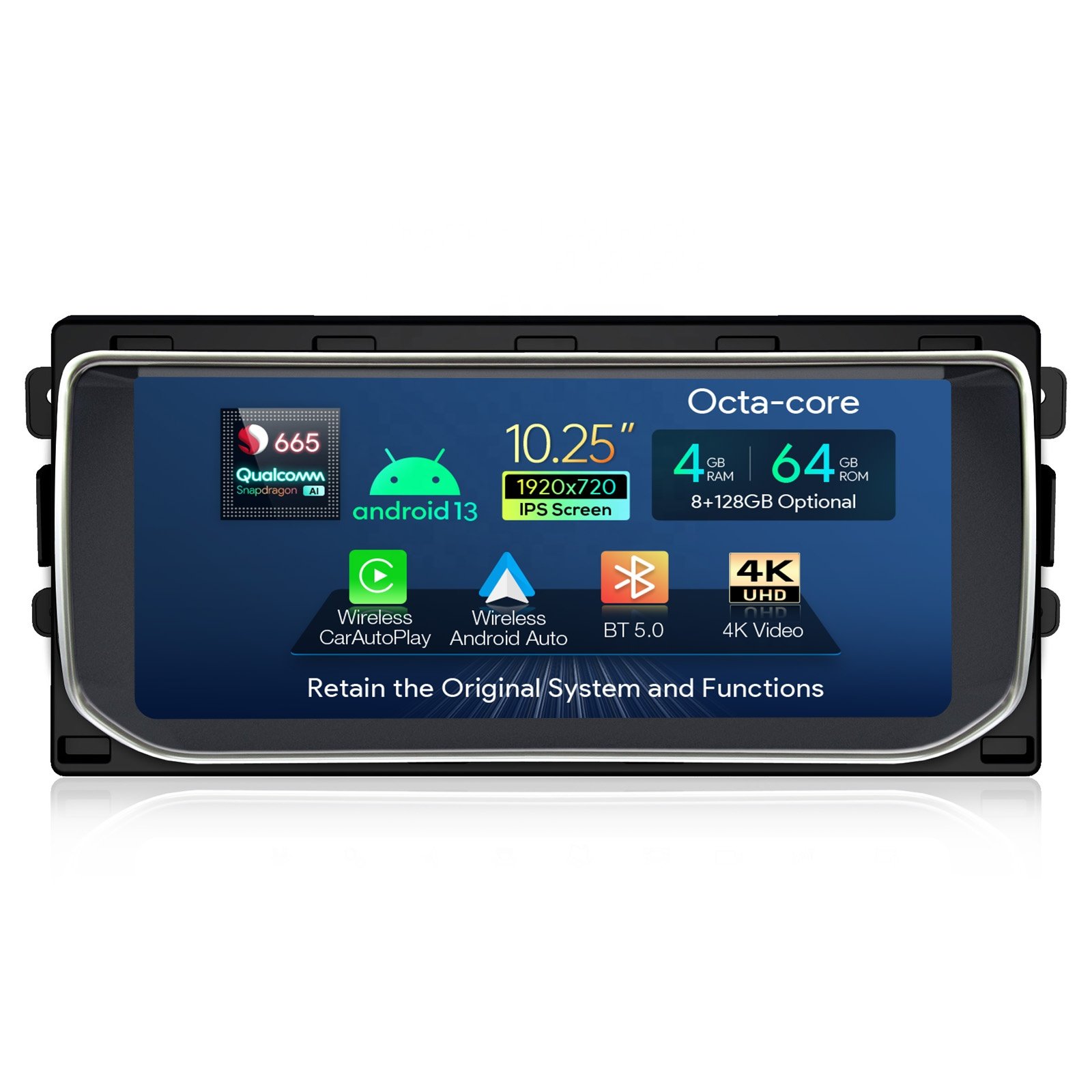 XTRONS 10.25" Car Radio For Land Rover Range Rover Evoque (2013-2018) with Bosch / Harman System Android 13 8 Core 4G LTE