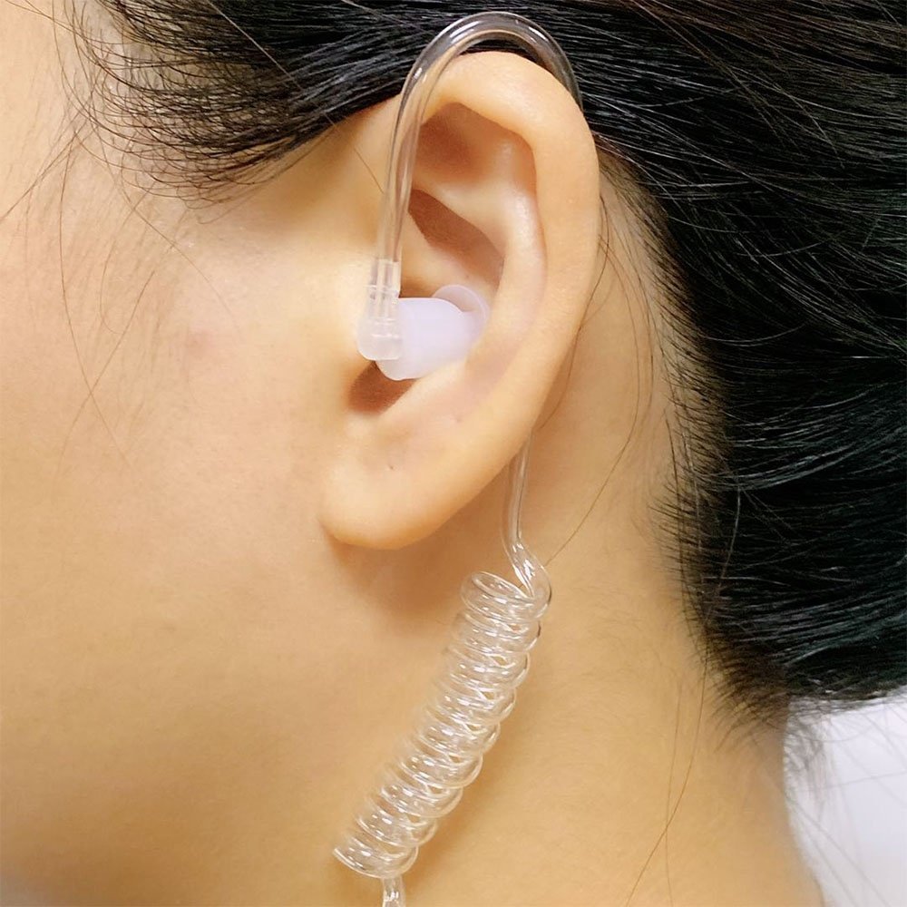 Acoustic Tube Surveillance Earpiece Headset for SL300 SL500 SL7550 SL8550e SL1K 2 Way Radio PU Material PMLN7158