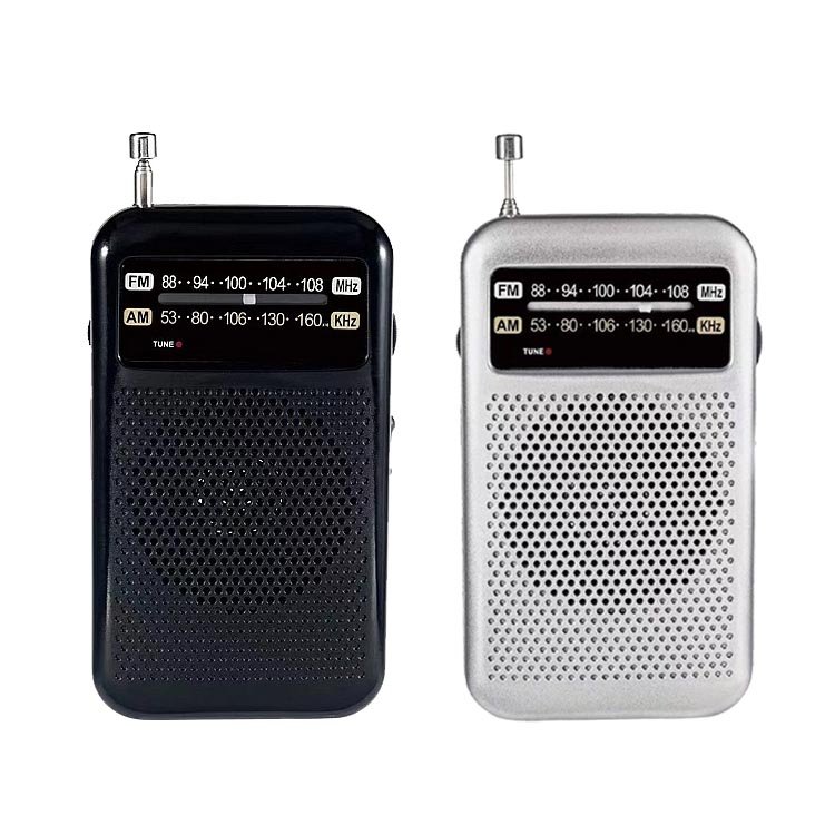 2 AA Battery Operated AM FM Portable Radio with Excellent Reception
