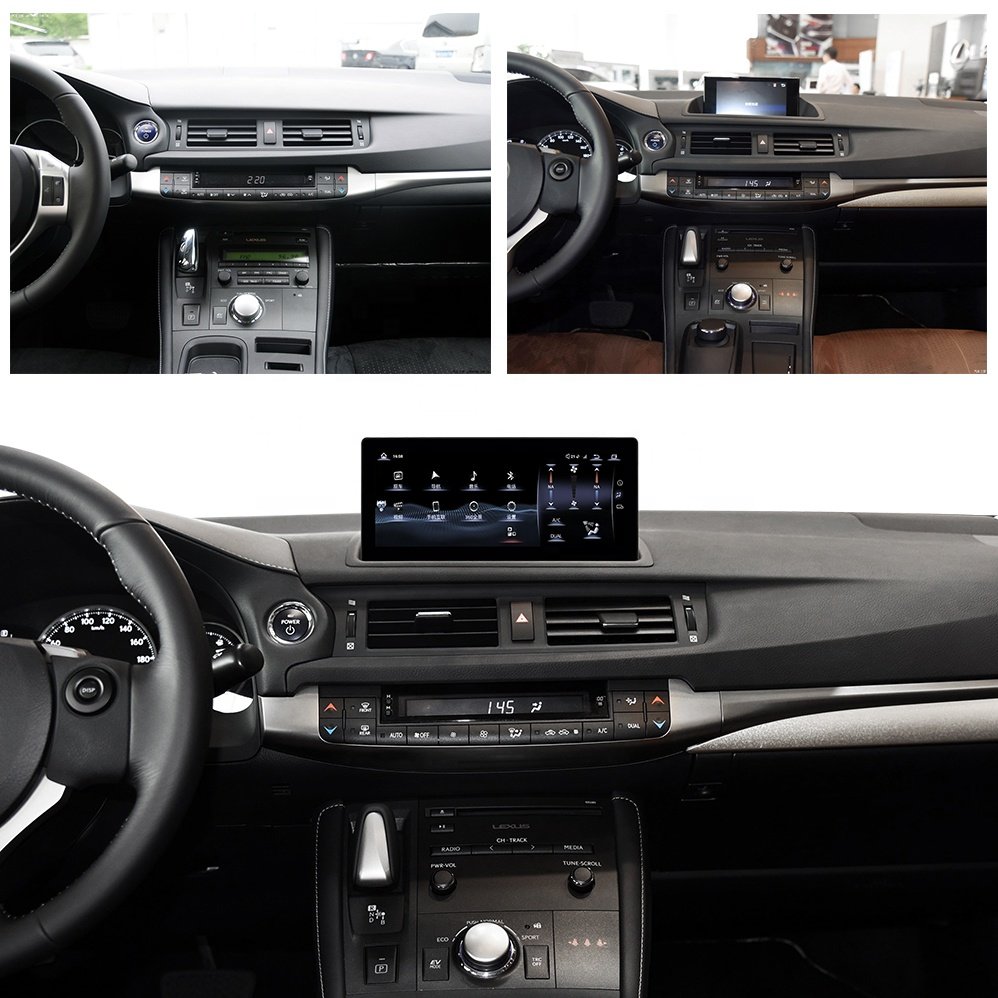 For Lexus CT CT200 CT200h 2012-2020 Android 13 8+128G Car Multimedia Player CarPlay Autoradio Stereo Radio GPS Navigation DSP 4G