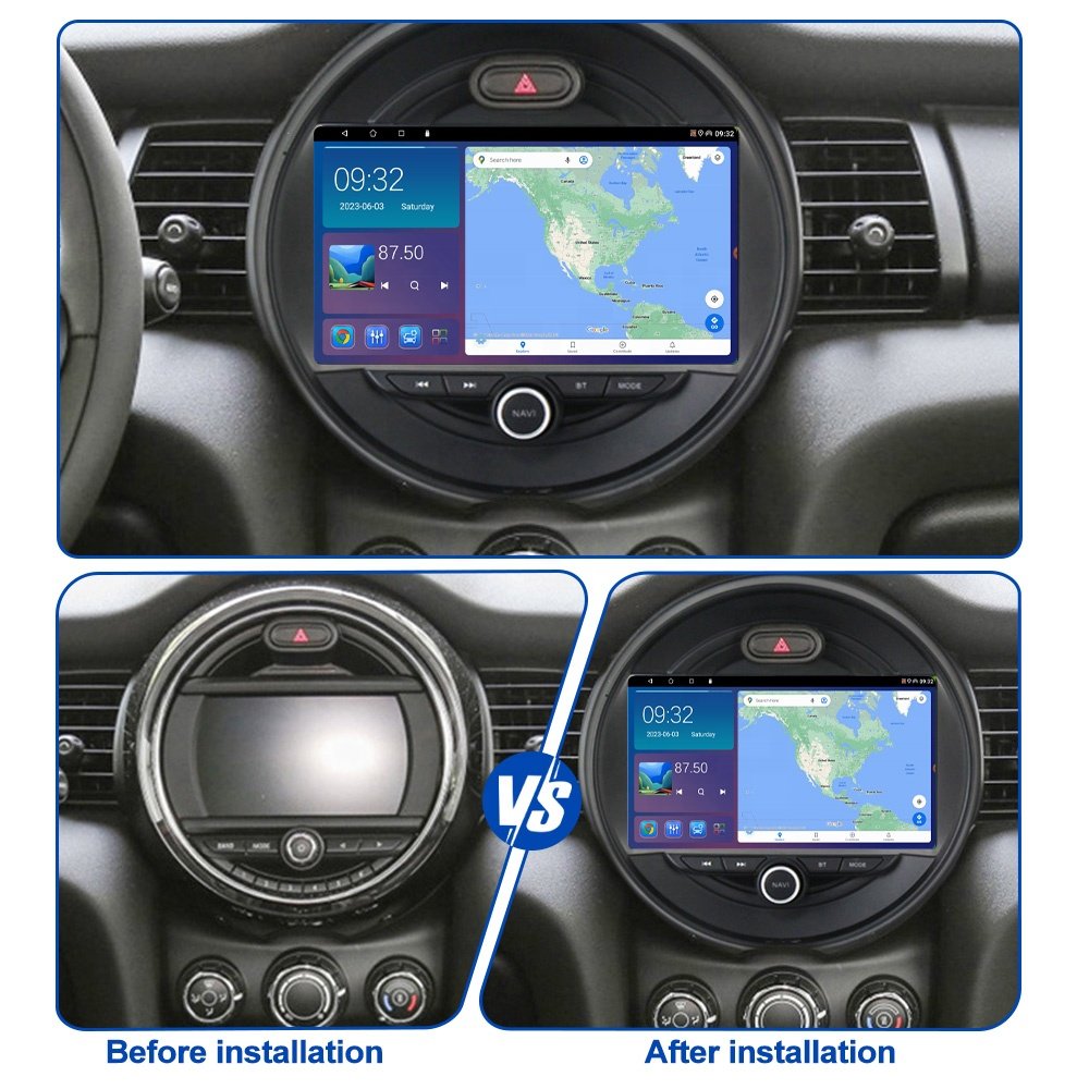 Jmance 9 Inch Dashboard Car Android Auto Carplay Navigation Radio Dvd Car Player For Bmw Mini 2014 2015 2016 2017 2018 2019 2020
