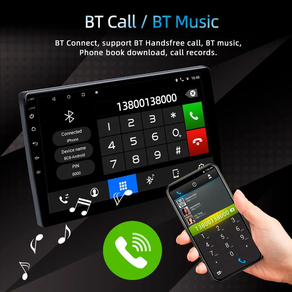 Universal car head unit 7/9/10" universal android car radio 4core video player Screen radio WiFi IPS 1280*720