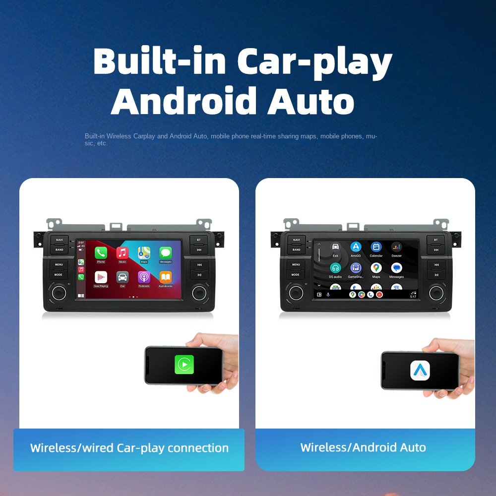 7-Inch Android Navigation Car Radio Reversing Image 4G Full Netcom All-in-One Machine GPS Carplay Stereo Touch Screen TV