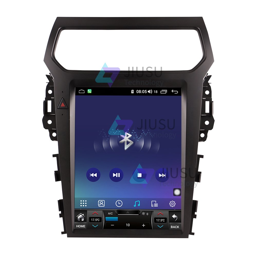 9.7'' Vertical Touch Screen Android Car Radio GPS Navigation DVD Player Stereo Multimedia System for Ford Explorer 2014-2019