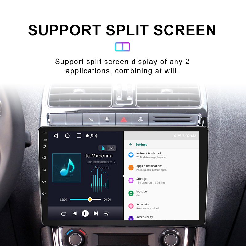 Universal Touch Screen 2 Din Android Car Radio Dvd Player Multimedia Double Din Gps Navigation 7 inch car stereo