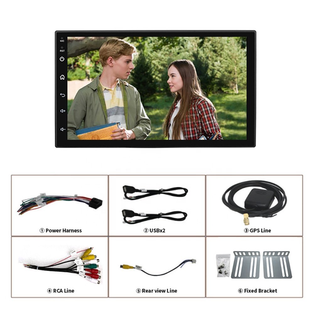 Universal Touch Screen 2 Din Android Car Radio Dvd Player Multimedia Double Din Gps Navigation 7 inch car stereo