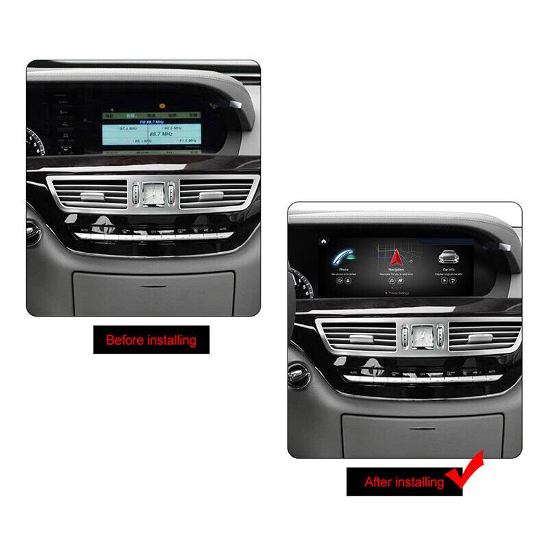 10.25" Snapdragon 668s 4+64g android car video and audio player For Mercedes Benz S Class W221 2006-2013 car multimedia stereo