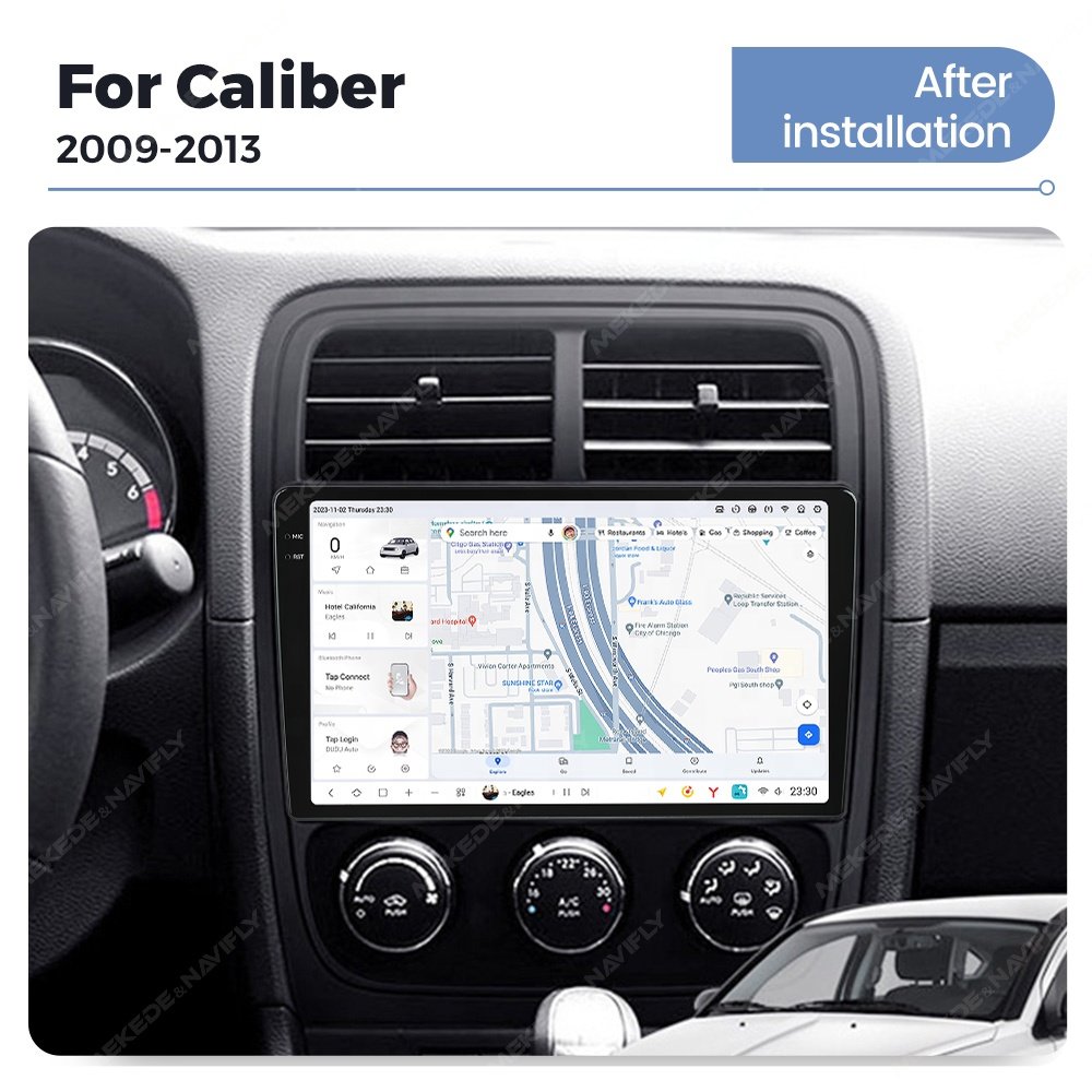 Mekede DUDU7 auto electronics Android Screen Multimedia dsp fm support dudu dab dvr dvd GPS map for Dodge caliber 2009-2013