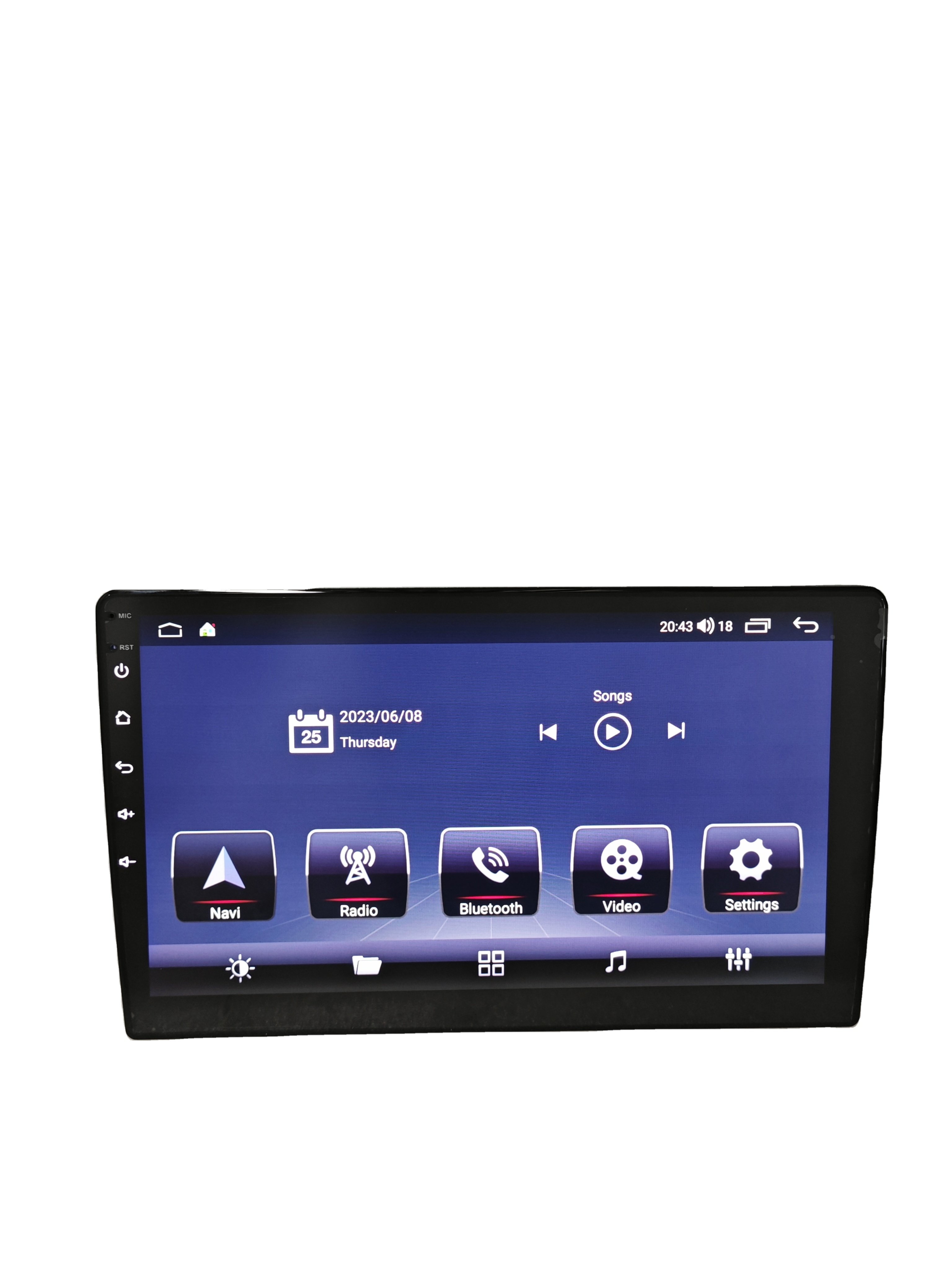 Selling universal QLED Car Radio 1280*720 with FM AM BT DSP 4G Carplay GPS Player 9 10 inch Android Stereo Video navigation host