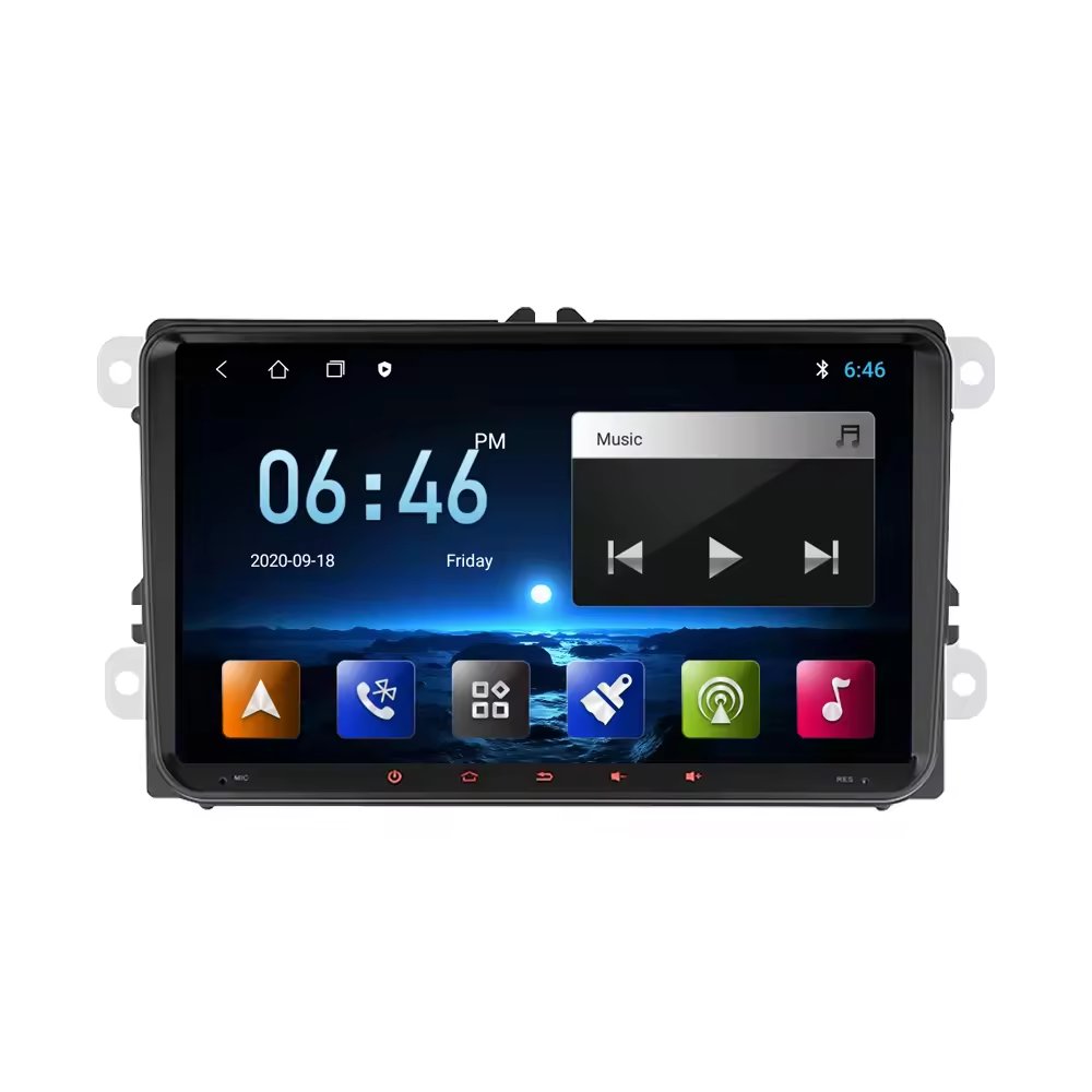 universal 9inch android car dvd player BT music car auto 2din car stereo for VW android player
