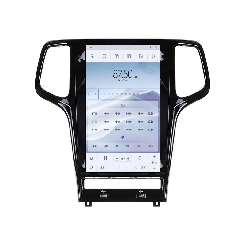 Tesla style Android 11 Car radio for Jeep Grand Cherokee 2011-2013 Car Multimedia Player Wireless Carplay 4G