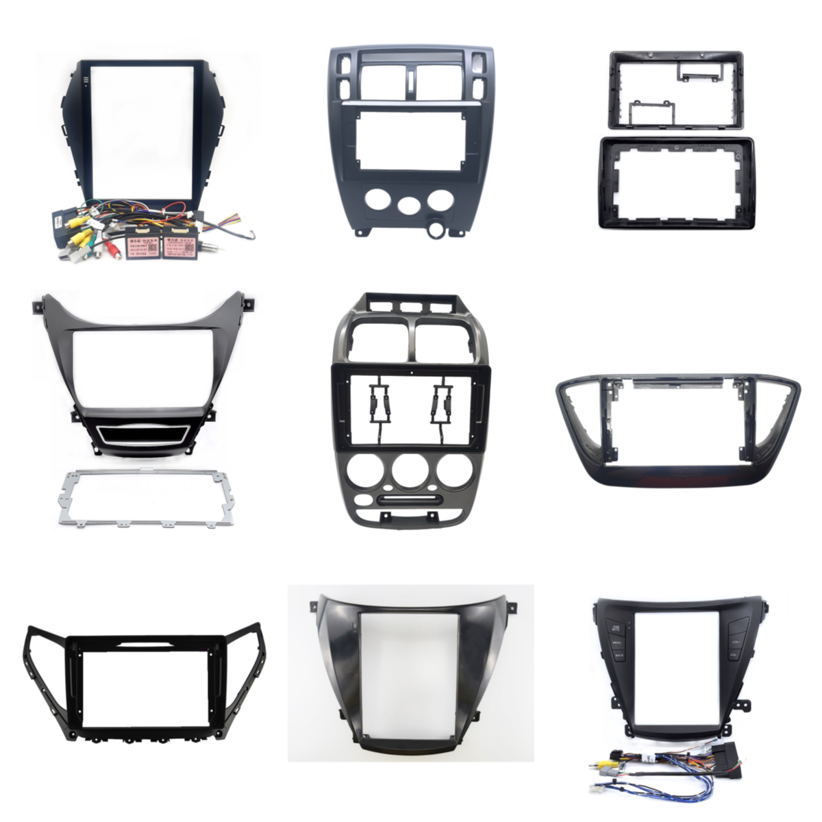 Fashion Car DVD Android Play Frame for HYUNDAI KIA Car DVD Android Frame for HYUNDAI VENUE Car Video Radio Frame for STARGAZER