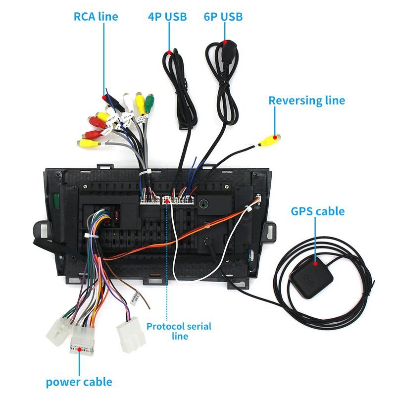 2 Din 2G+32G Car Android Player with Carplay 9" Touch Screen FM Radio WiFi GPS Navigation For Toyota Prius 2009 2010 2011 2012