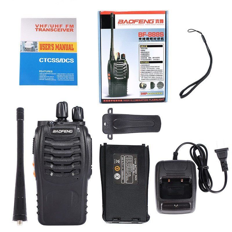 X823 Long Range 888s Small Baofeng Bf888s Walkie-talkie 2 Way Two-way Radio